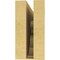 Ekena Millwork 4"W x 12"D x 8"H Classic Highland Rough Cedar Woodgrain TimberThane Corbel, Primed Tan CORUR04X12X08HLDRCPR - alternate 5